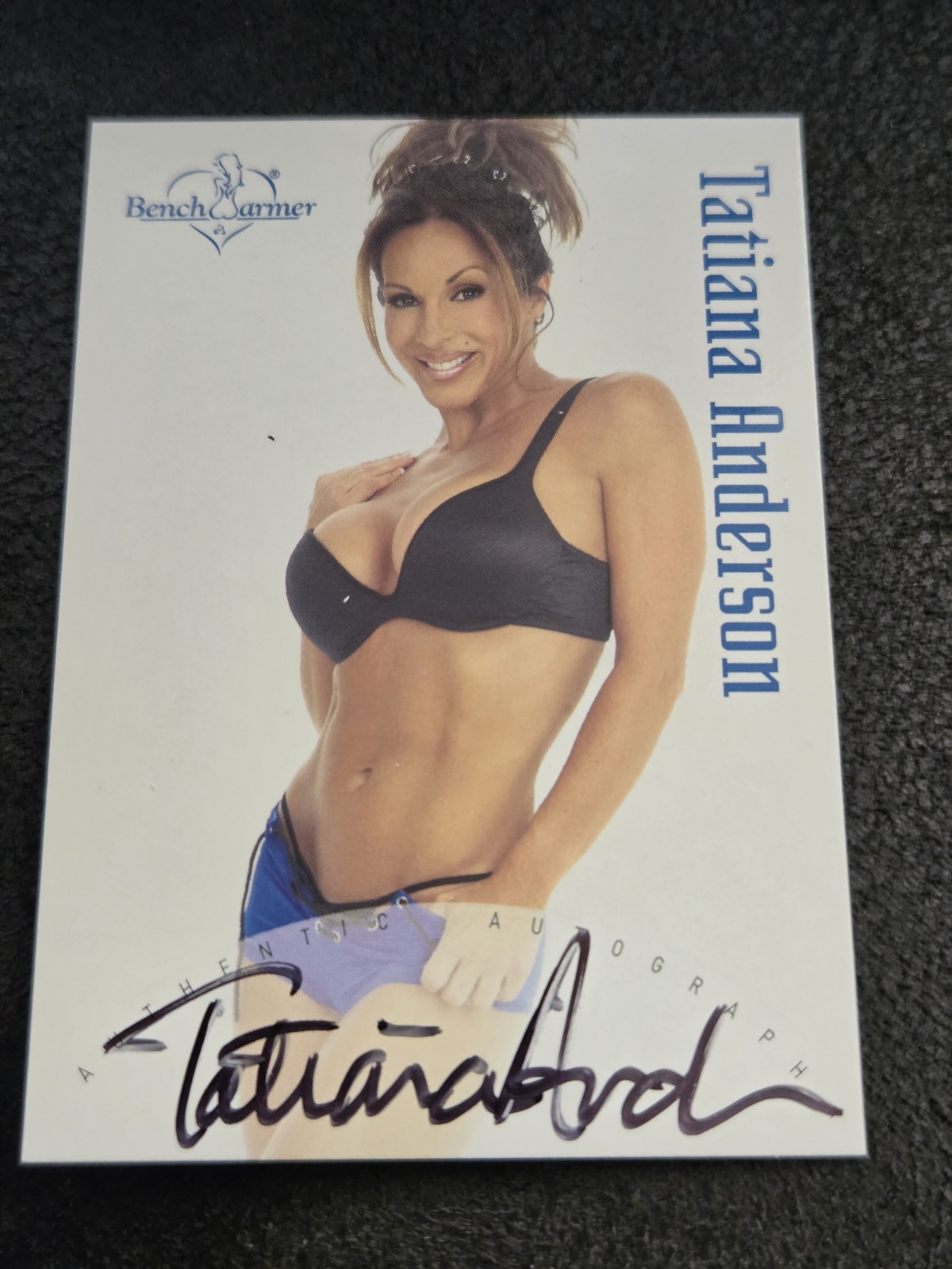 2002 Benchwarmer Tatiana Anderson Auto Autograph NNO