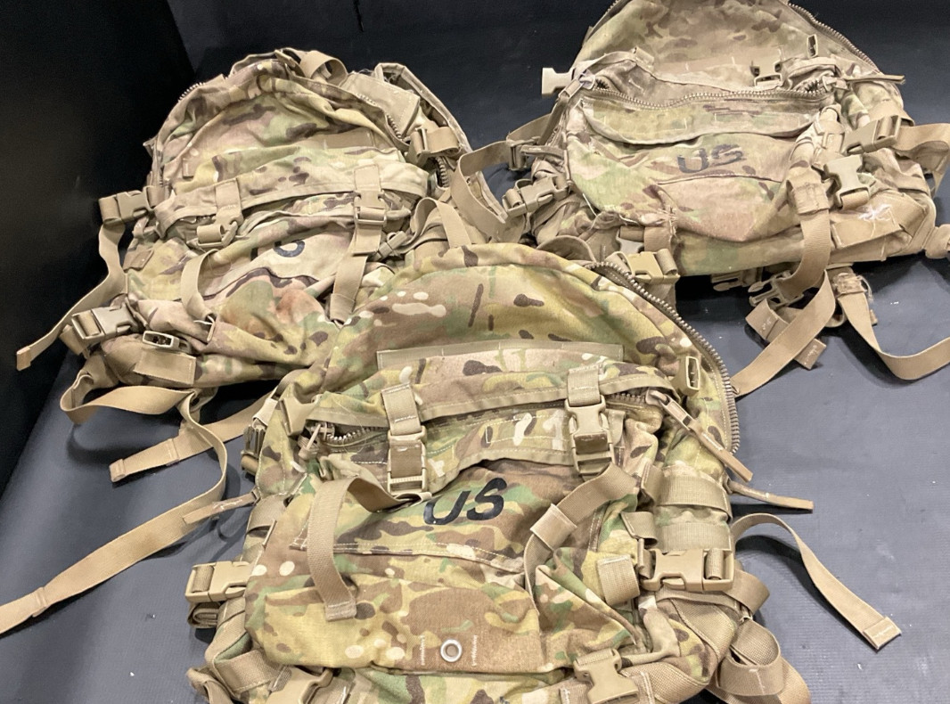 USGI Multicam OCP Grade C, MOLLE Assault Pack 3 Day Backpack US NO StiFF 