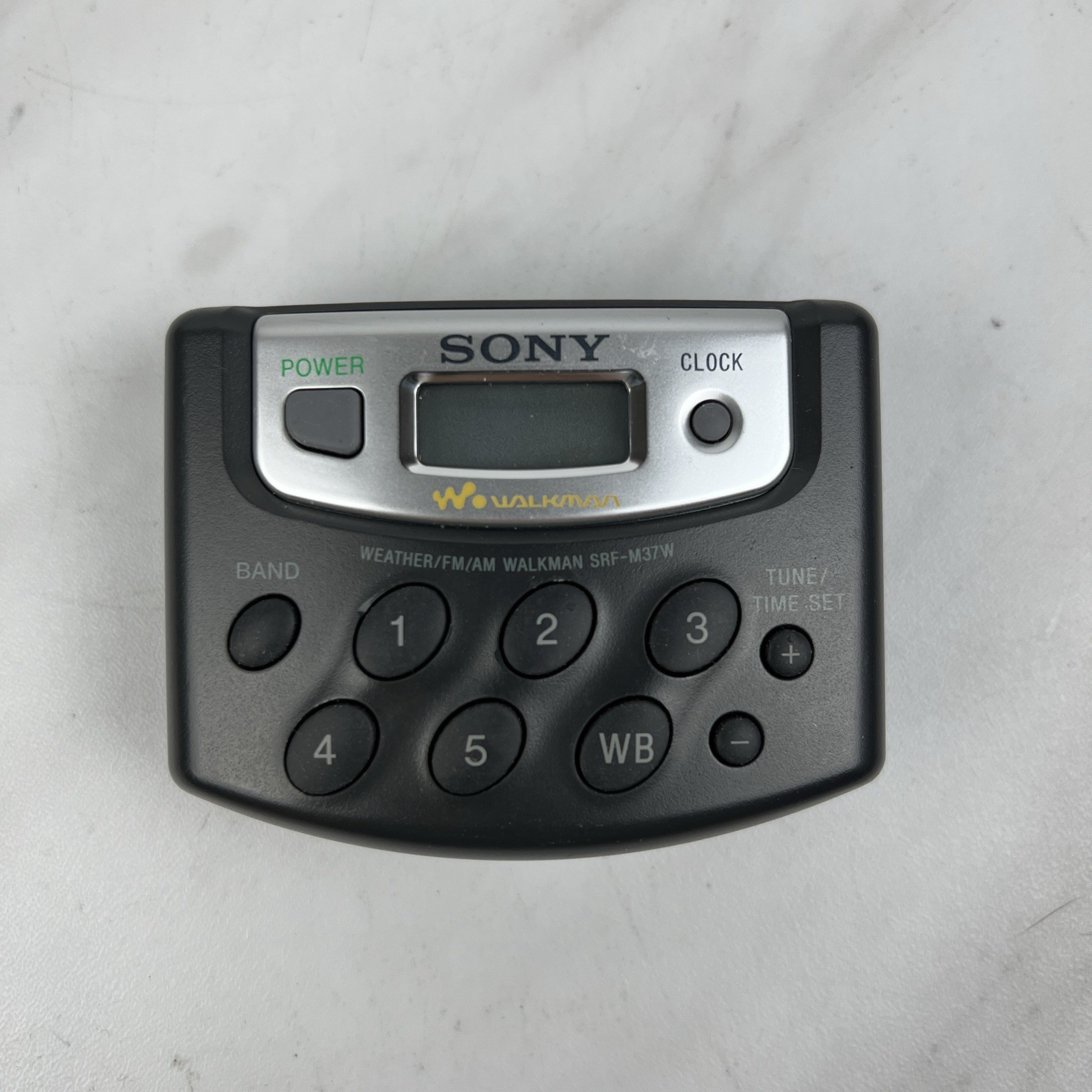 Sony Walkman SRF-M37W Portable AM/FM Digital Tuning Weather Band Radio - Tested