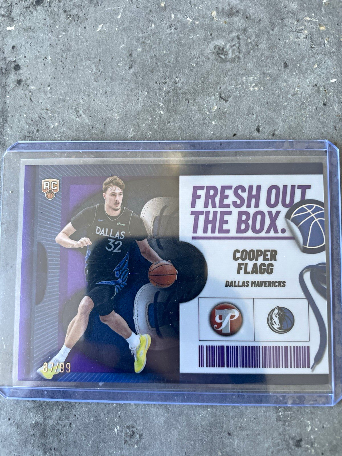 Topps 2026 Pristine Fresh Out The Box BOX-1 Cooper Flagg RC 87/99 Mavericks