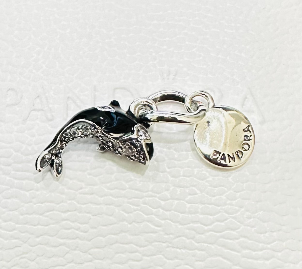 Pandora Orca Killer Whale Charm #794683C01 +FREE Gift Box
