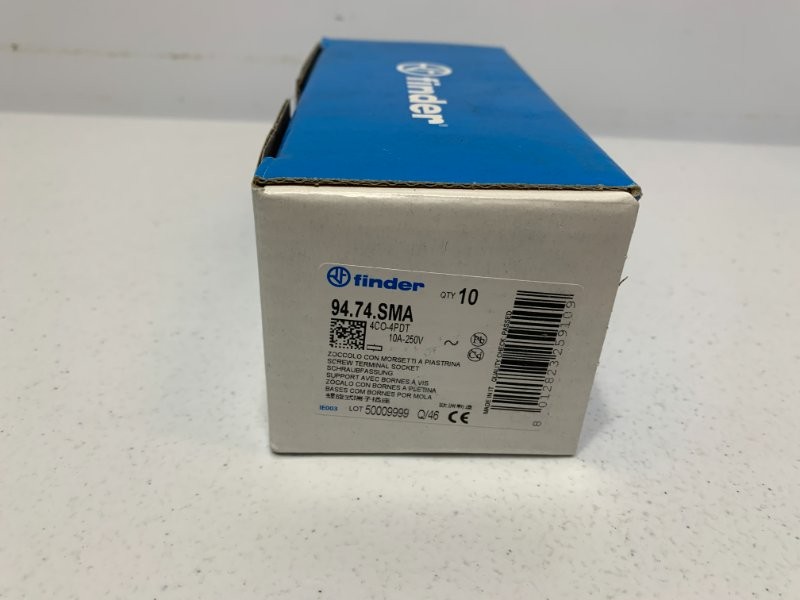 Finder 94.74.SMA Relay Socket 14 Pin 10A 250V (lot of 10)