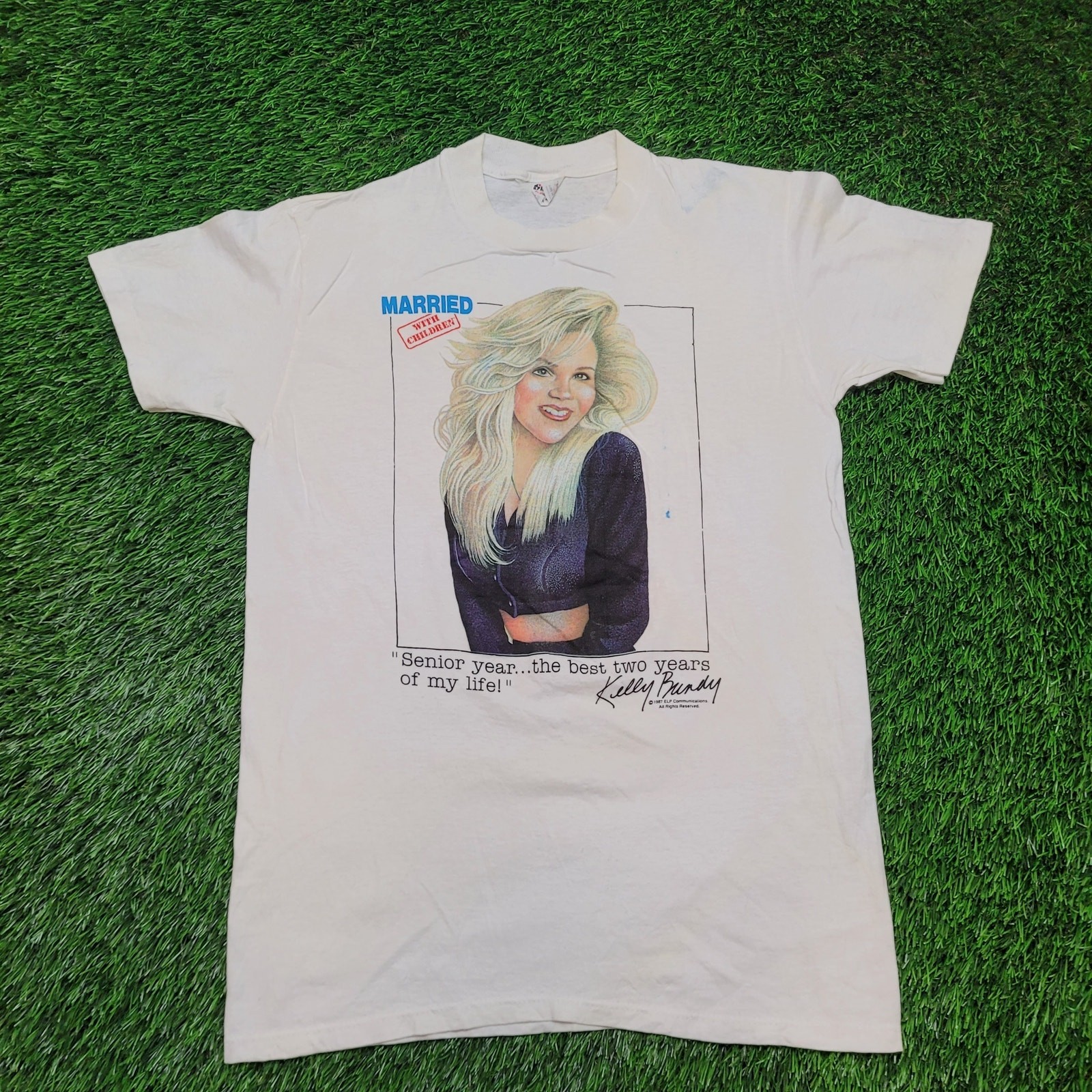 RARE VTG 1987 Married with Children Shirt Mens S  Kelly-Bundy Single Stitch USA