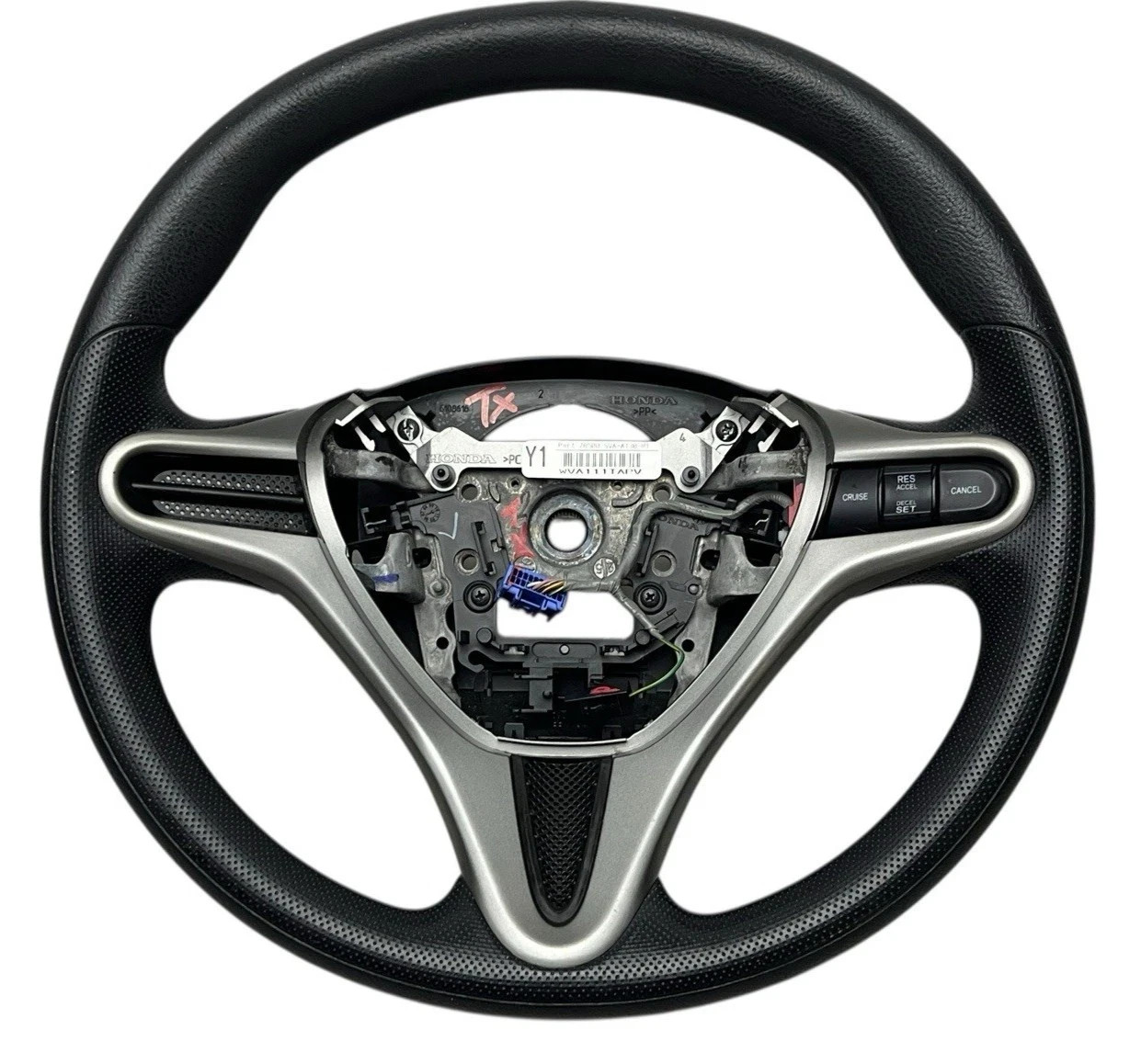 2006-2011 Honda Civic Steering Wheel Assembly Black OEM