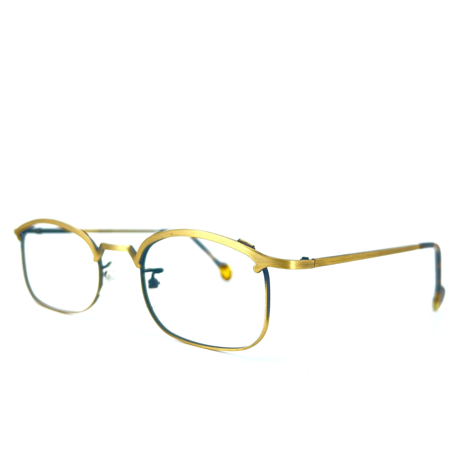 L.a. Eyeworks AKIO 442 Eyeglasses Sunglasses Frames Gold Rectangle 51-21 135 mm