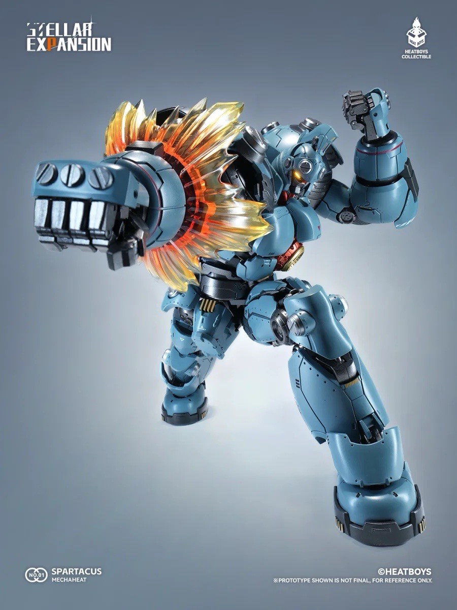 New* HEATBOYS Mechaheat 1/100 Spartacus Robot Diecast Action Figure 12\ New* HEATBOYS Mechaheat 1/100 Spartacus Robot Diecast Action Figure 12\