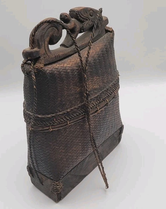 Antique Lombok Indonesian Fishing Basket Antique Lombok Indonesian Fishing Basket