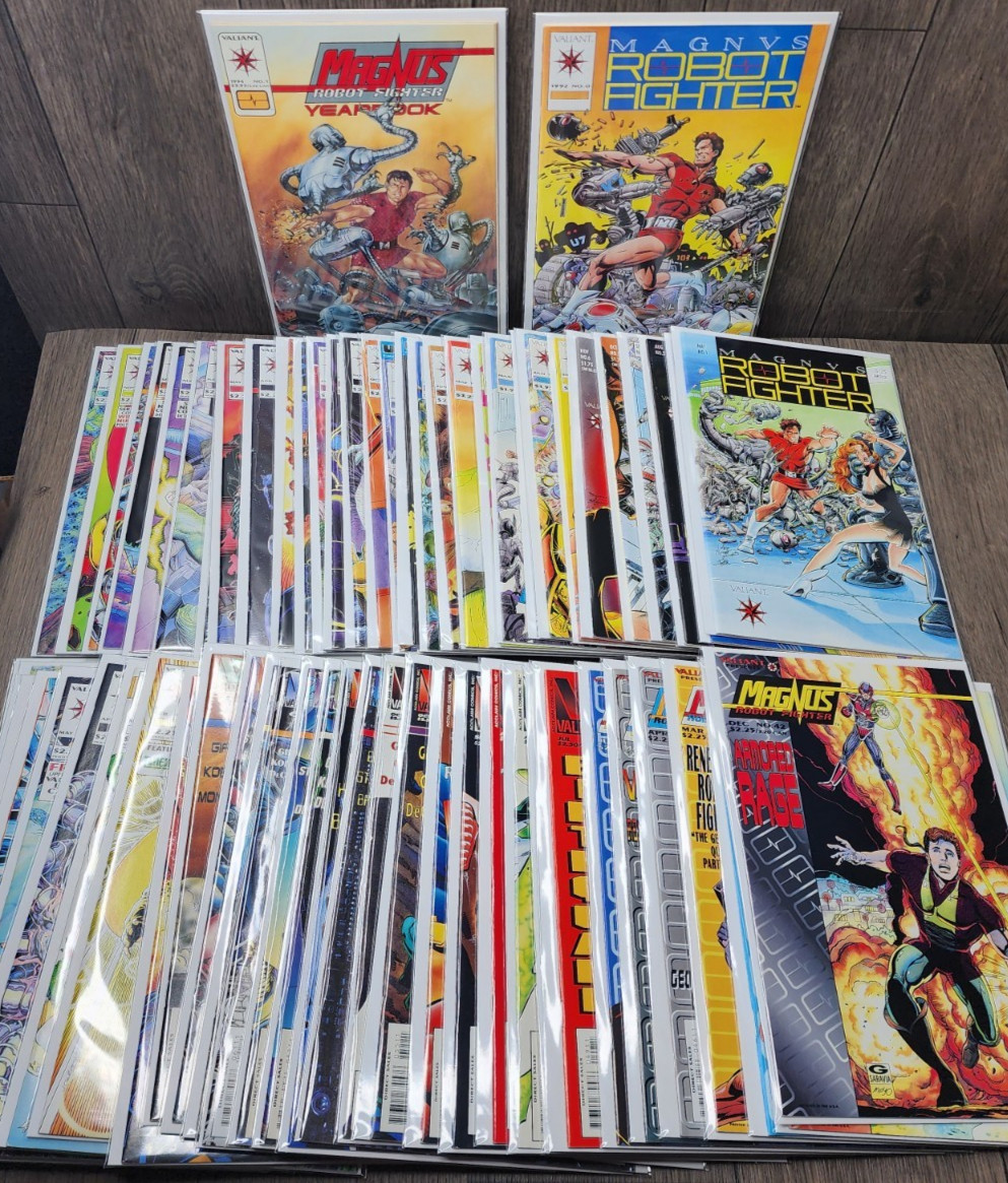 Magnus Robot Fighter #0 1-64 Error + Yearbook (1995 Valiant) Complete Series Run