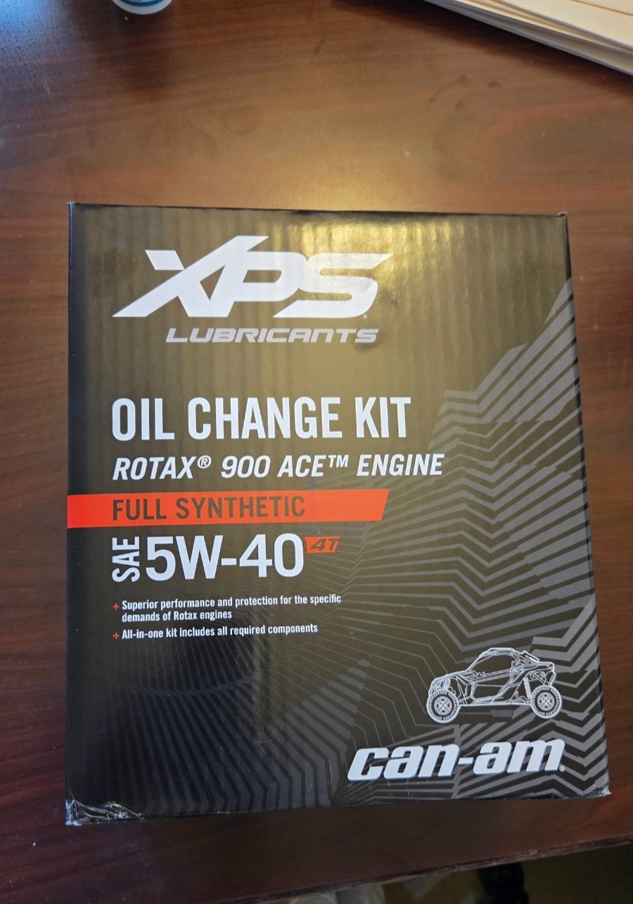 CAN AM  4T 5W-40 Full Synthetic Oil Change Kit Rotax 900 ACE OEM 9779489