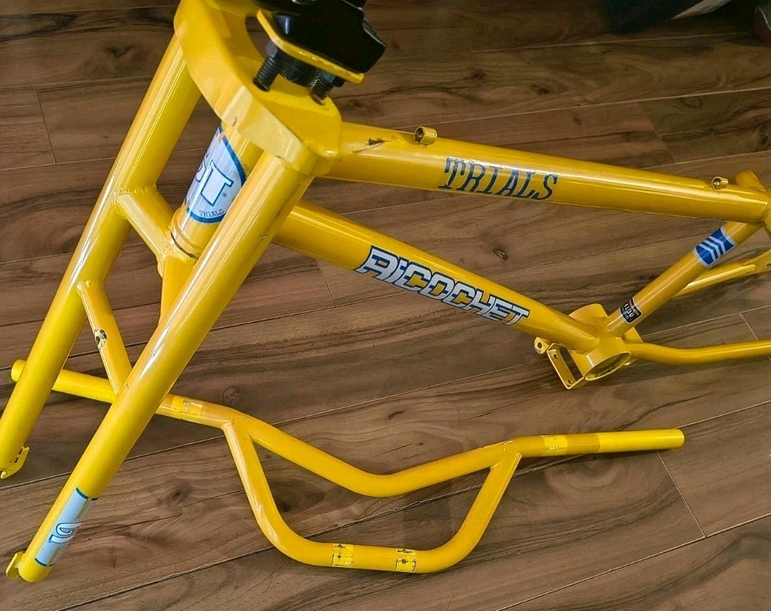 1988 GT Ricochet Frame Set Vintage Trials BMX Freestyle Old School