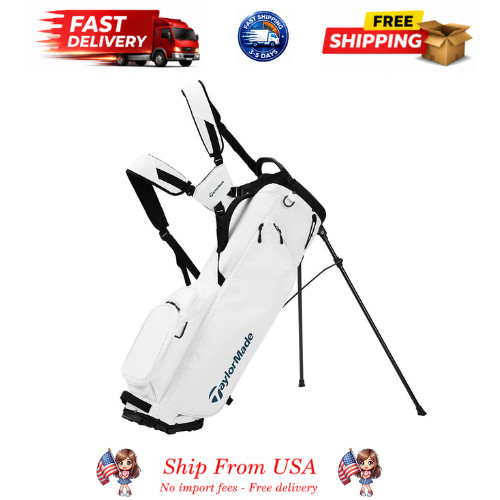 TaylorMade FlexTech Junior Stand Bag White Grey