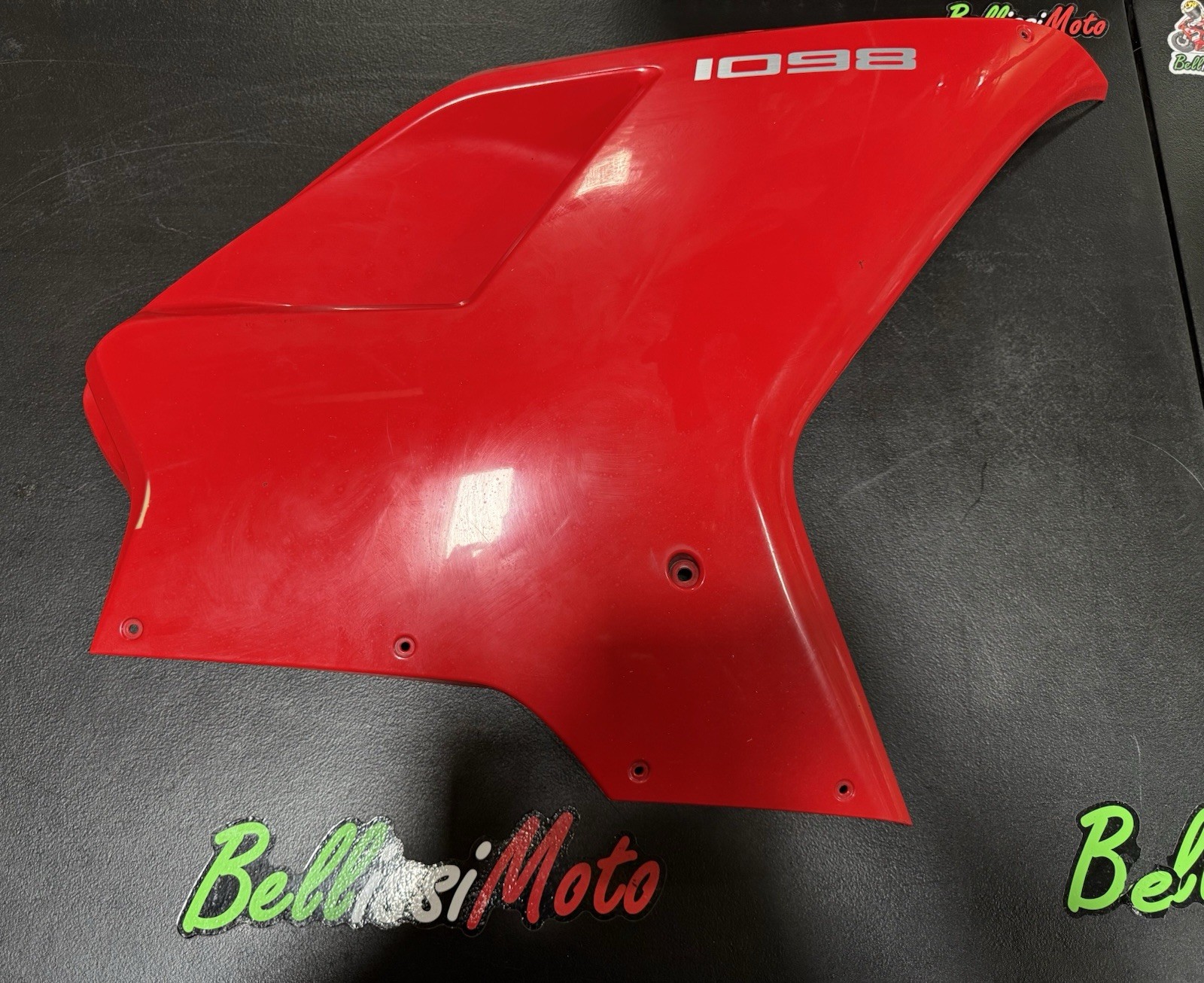 OEM Ducati 848 1098 1198 Right Upper Side Fairing Cowl Panel RH Red 48032291A