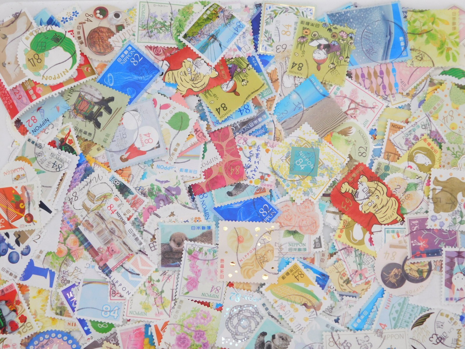 STAMP JAPAN 2025-14 latest 5,000pcs lot off paper kiloware SALE