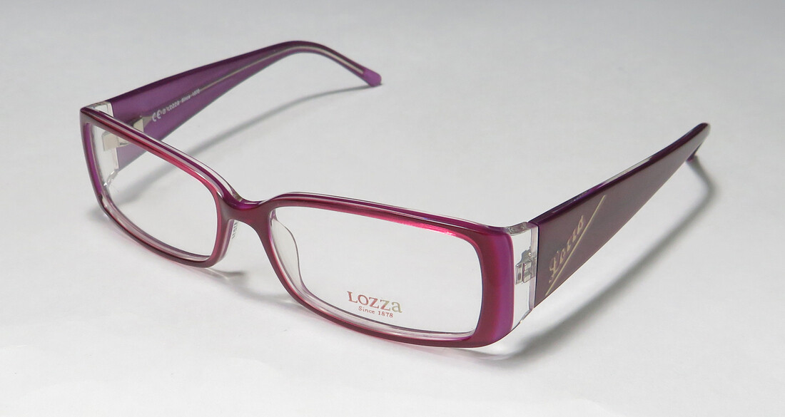 LOZZA VL1854 0923 FULL RIM RECTANGULAR SHAPE FRAME ITALIAN BRAND NAME EYEGLASSES