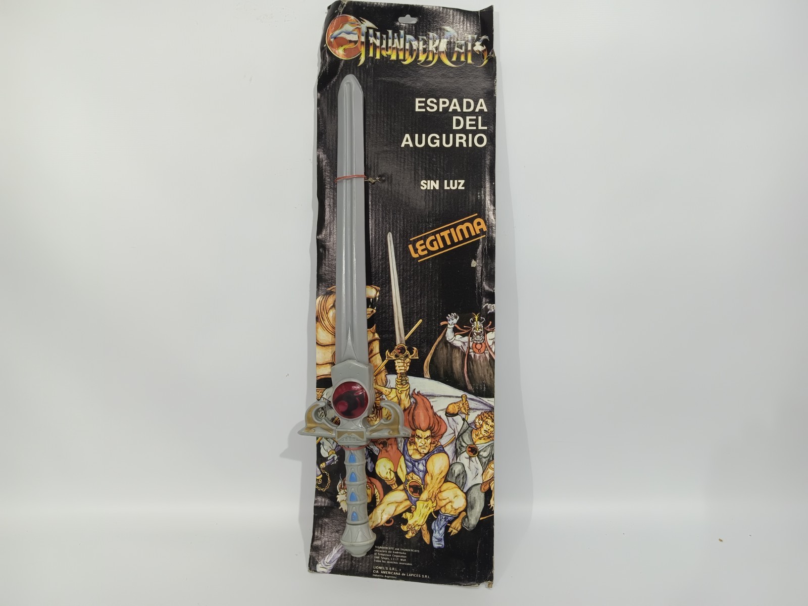 Vintage Thundercats Sword of Omens Lion-O Lionel SRL Argentina 80 s Not LJN Toys