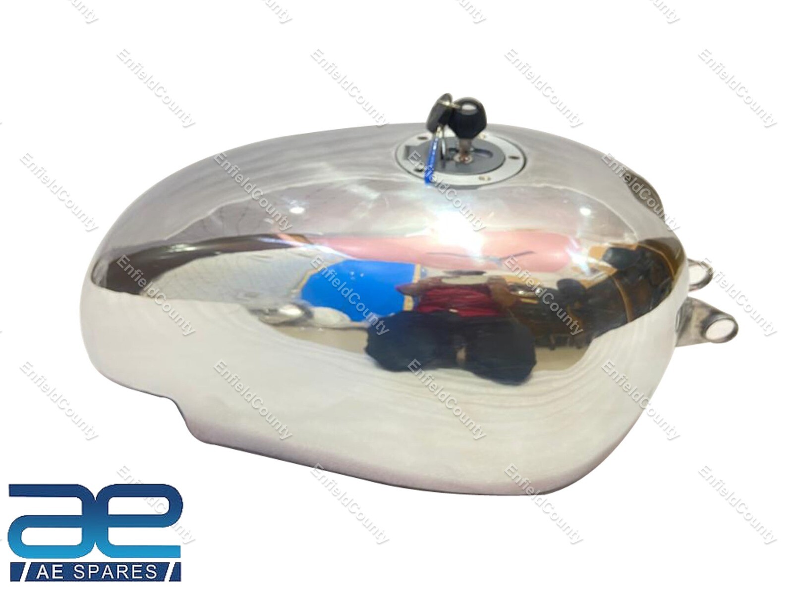 For Velocette Thruxton Aluminium Alloy Gas Petrol Fuel Tank With Cap @VI
