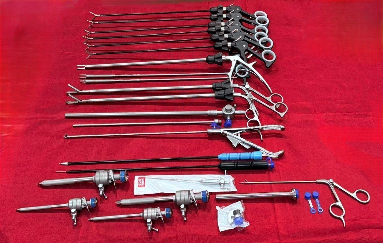 21pcs Laparoscopic Surgery Set Instruments Medical Kit High Quality Reusable