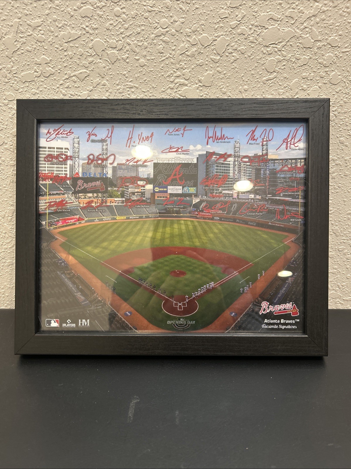 Atlanta Braves Stadium Photo Mint Replica Printed Autographs Highland Mint Atlanta Braves Stadium Photo Mint Replica Printed Autographs Highland Mint