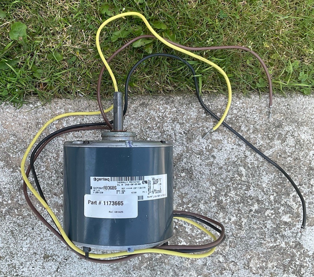 Genteq 1/4 HP Condenser Fan Motor ICP Heil Tempstar 1173665 1191333