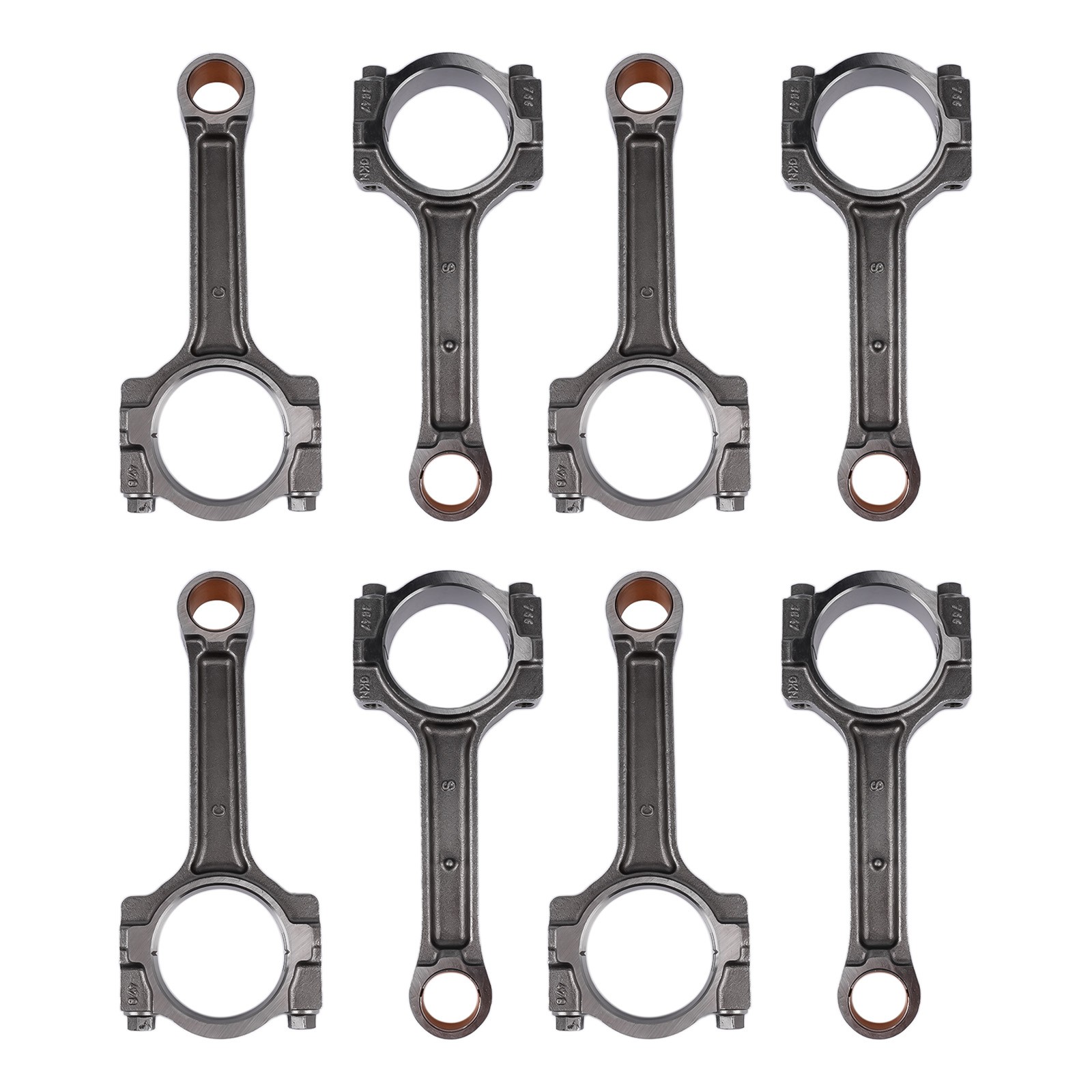 8Pcs Engine Connecting Rod for Chevrolet AvalancheGMC Yukon Pickup Sport Utility