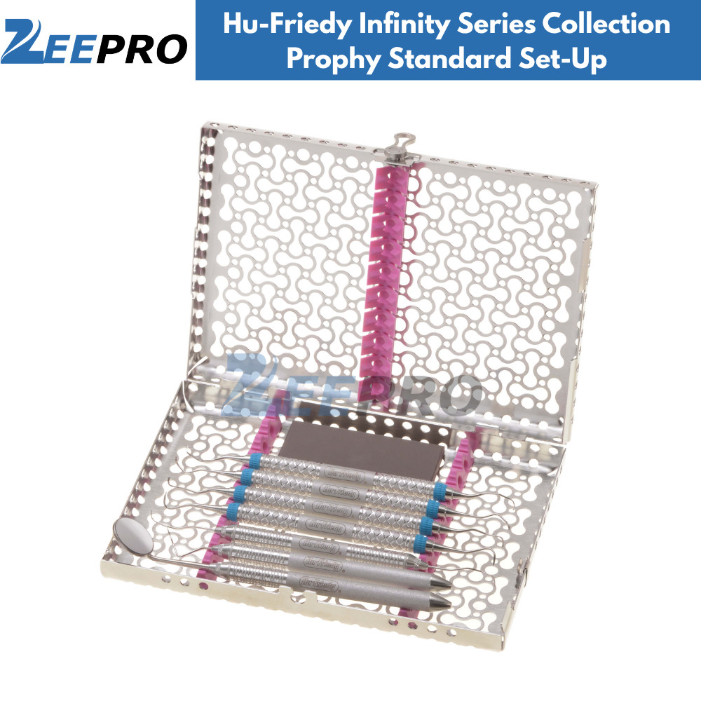 Lot of 3x Hu-Friedy Infinity Series Collection Prophy Standard Set-Up Lot of 3x Hu-Friedy Infinity Series Collection Prophy Standard Set-Up