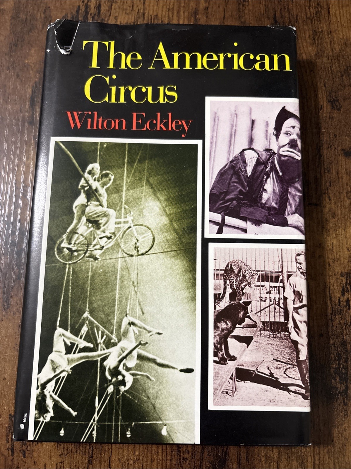 RARE SIGNED edition - American Circus by Wilton Eckley (1984) 1st Ed. HC/DJ