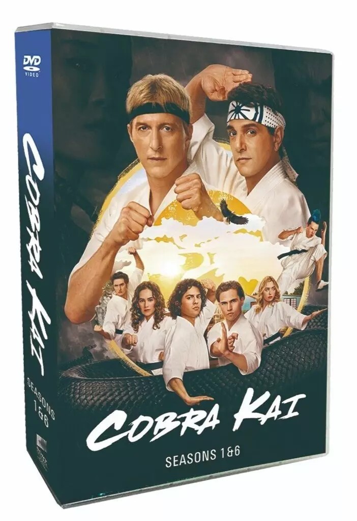 Cobra Kai: The Complete Series Seasons 1-6 (Part 1-3) DVD 14-Disc Box Set Cobra Kai: The Complete Series Seasons 1-6 (Part 1-3) DVD 14-Disc Box Set