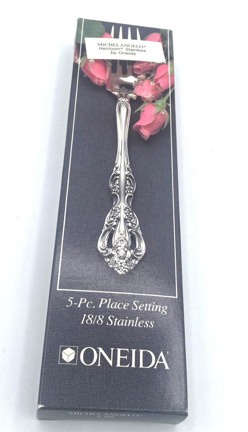 ONEIDA MICHAELANGELO HEIRLOOM STAINLESS 18/8 5-PIECE PLACE SETTING ONEIDA MICHAELANGELO HEIRLOOM STAINLESS 18/8 5-PIECE PLACE SETTING