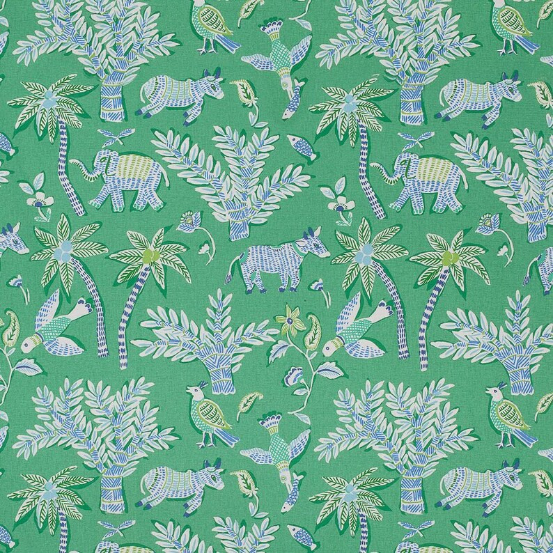 2.75 Yds Thibaut Fabrics Goa in Green 54\