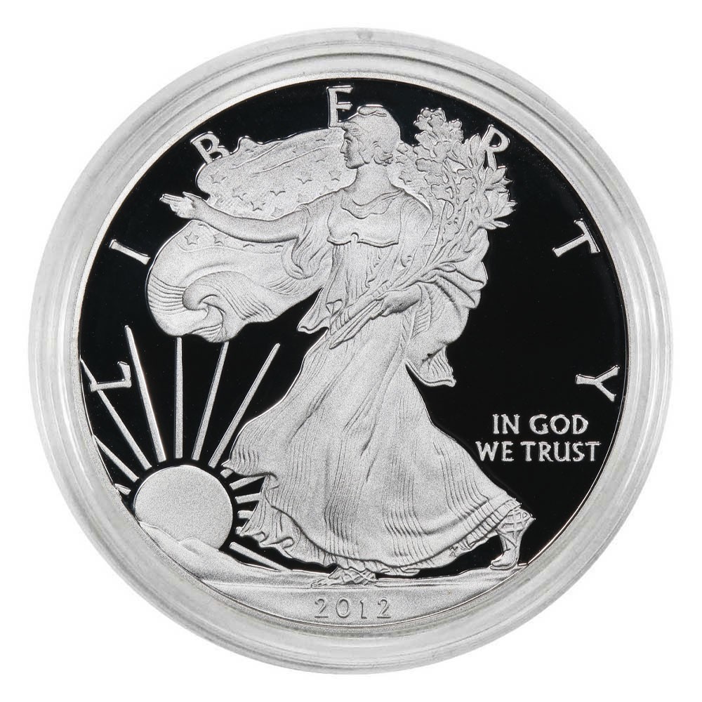 2012-S Proof $1 American Silver Eagle Capsule 2012-S Proof $1 American Silver Eagle Capsule