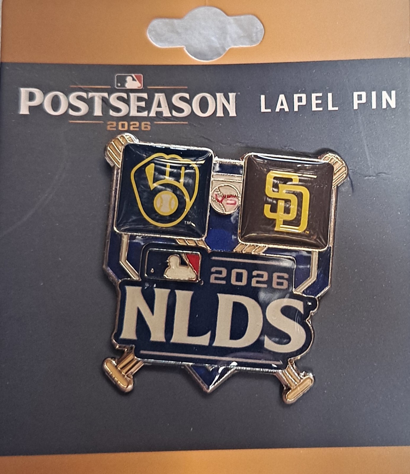 2026 MLB NLDS PIN MILWAUKEE BREWERS SAN DIEGO PADRES WORLD SERIES CHAMPIONS ?