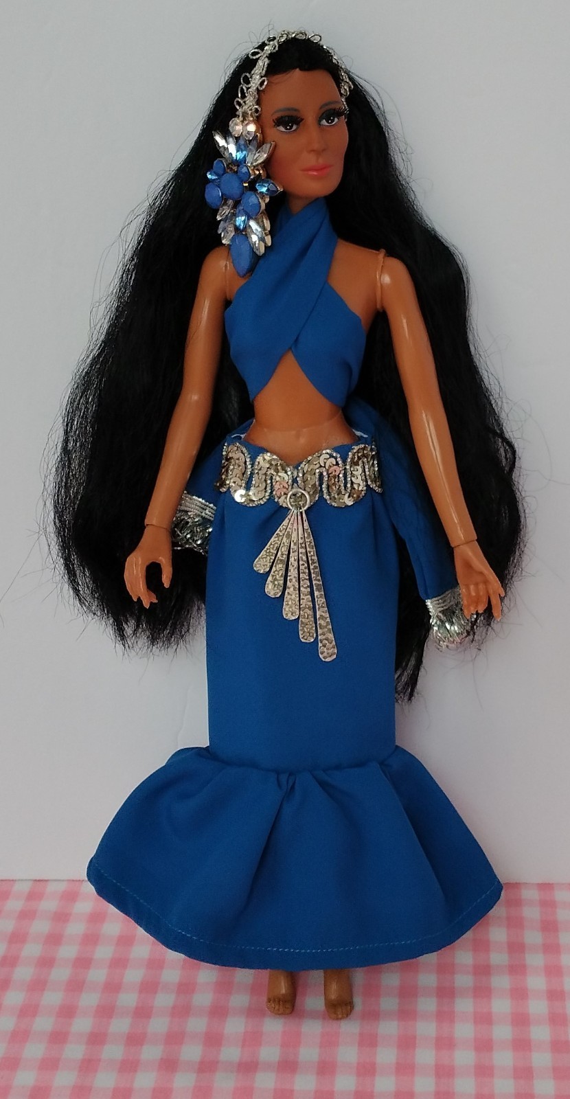 1970s Cher Diana Ross Celebrity Superstar Fashion Doll Original Design Outfit