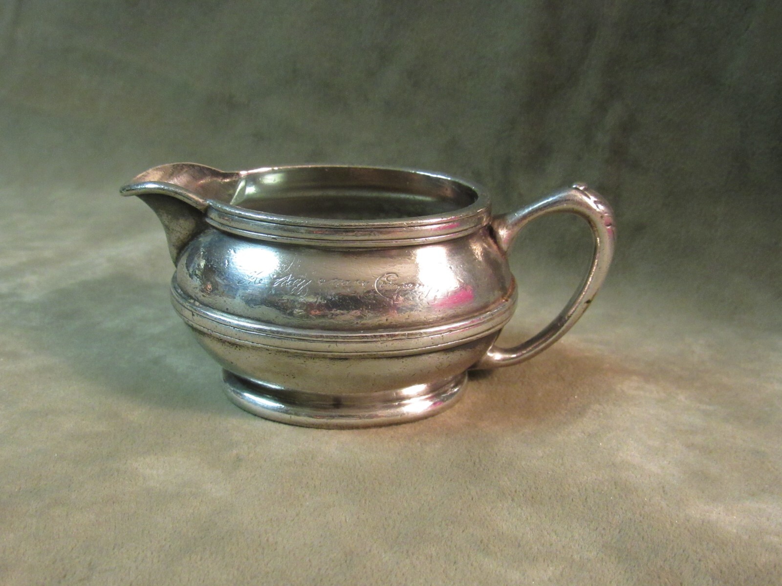 Rare 1920\'s Wolff & Marx San Antonio Texas Department Store Silver Plate Creamer Rare 1920\'s Wolff & Marx San Antonio Texas Department Store Silver Plate Creamer