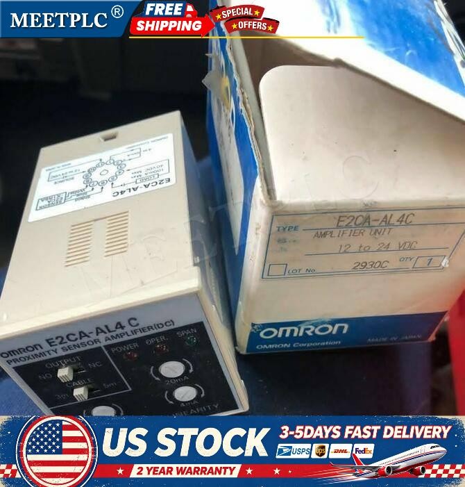 one OMRON proximity sensor amplifier E2CA-AL4C