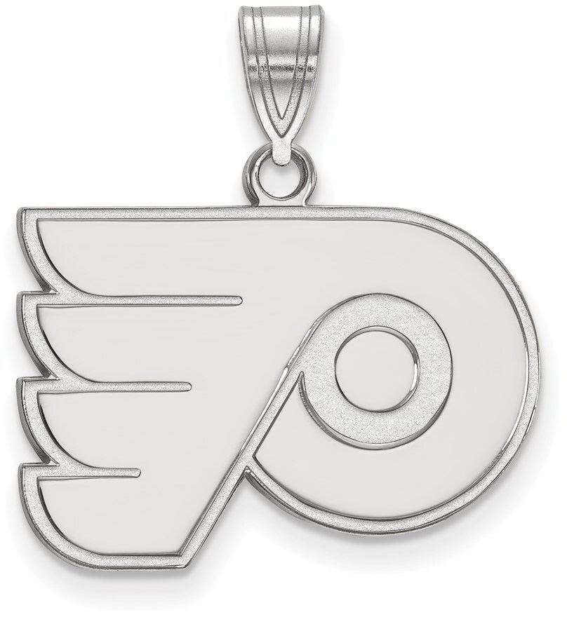 Sterling Silver NHL Philadelphia Flyers Medium Pendant by LogoArt