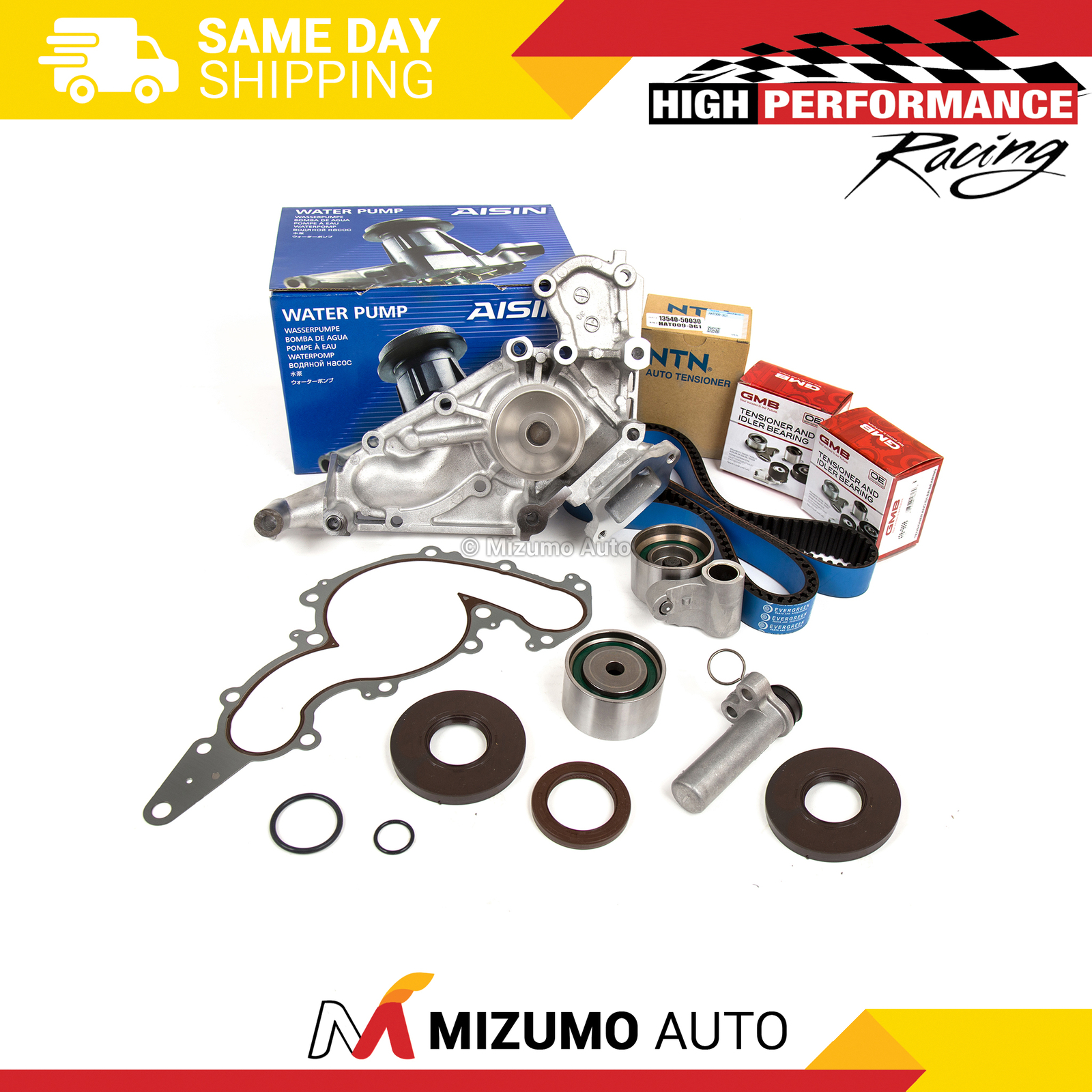Timing Belt Kit Tensioner AISIN Water Pump Fit 98-07 Toyota Lexus 1UZFE 2UZFE