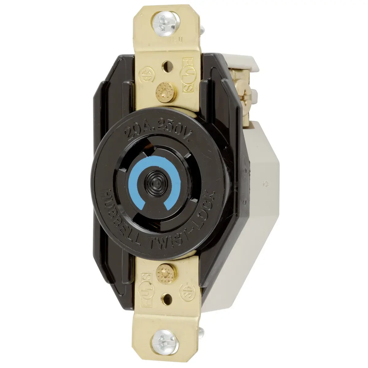 (10) Hubbell HBL2320 Locking Receptacle Outlet Twist Lock NEMA L6-20R 20A 250V