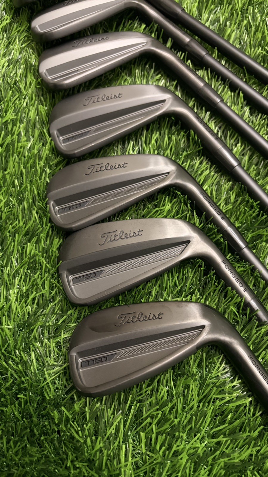 2023 Titleist T150 Black Iron Limited Edition 4-PW KBS Tour FLT 120 Stiff RH