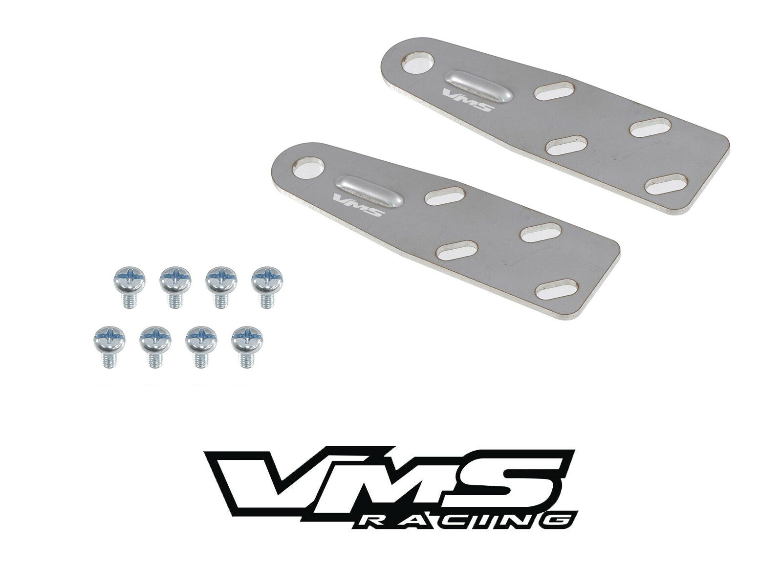 QTY 2 VMS Racing Heavy Duty Steel Nitrous Oxide Solenoid Mounting Brackets Bases