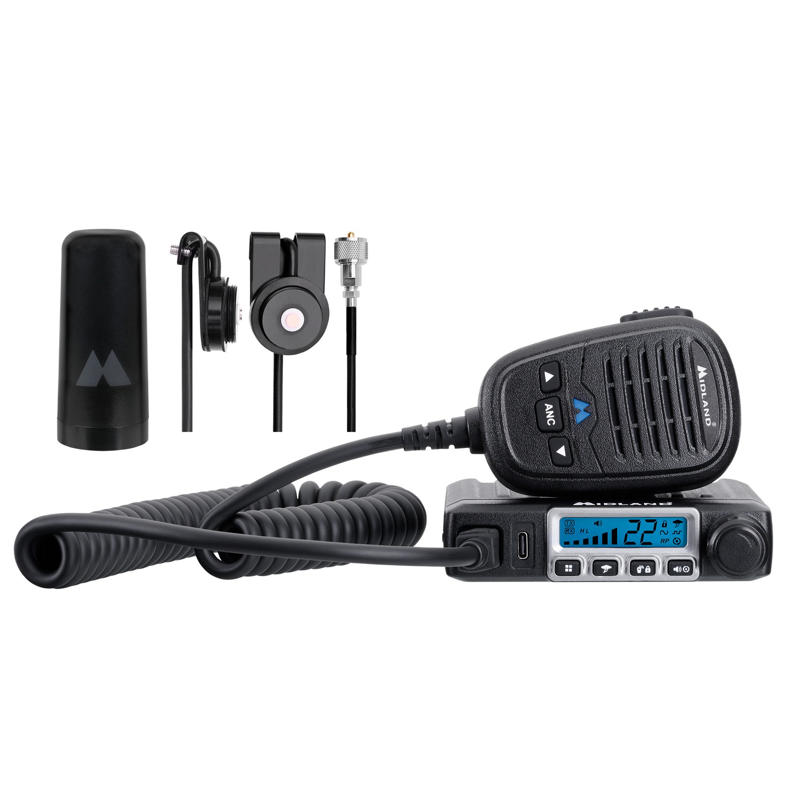 Midland MXT115VP3 MicroMobile GMRS Two-Way Radio Value Pack New