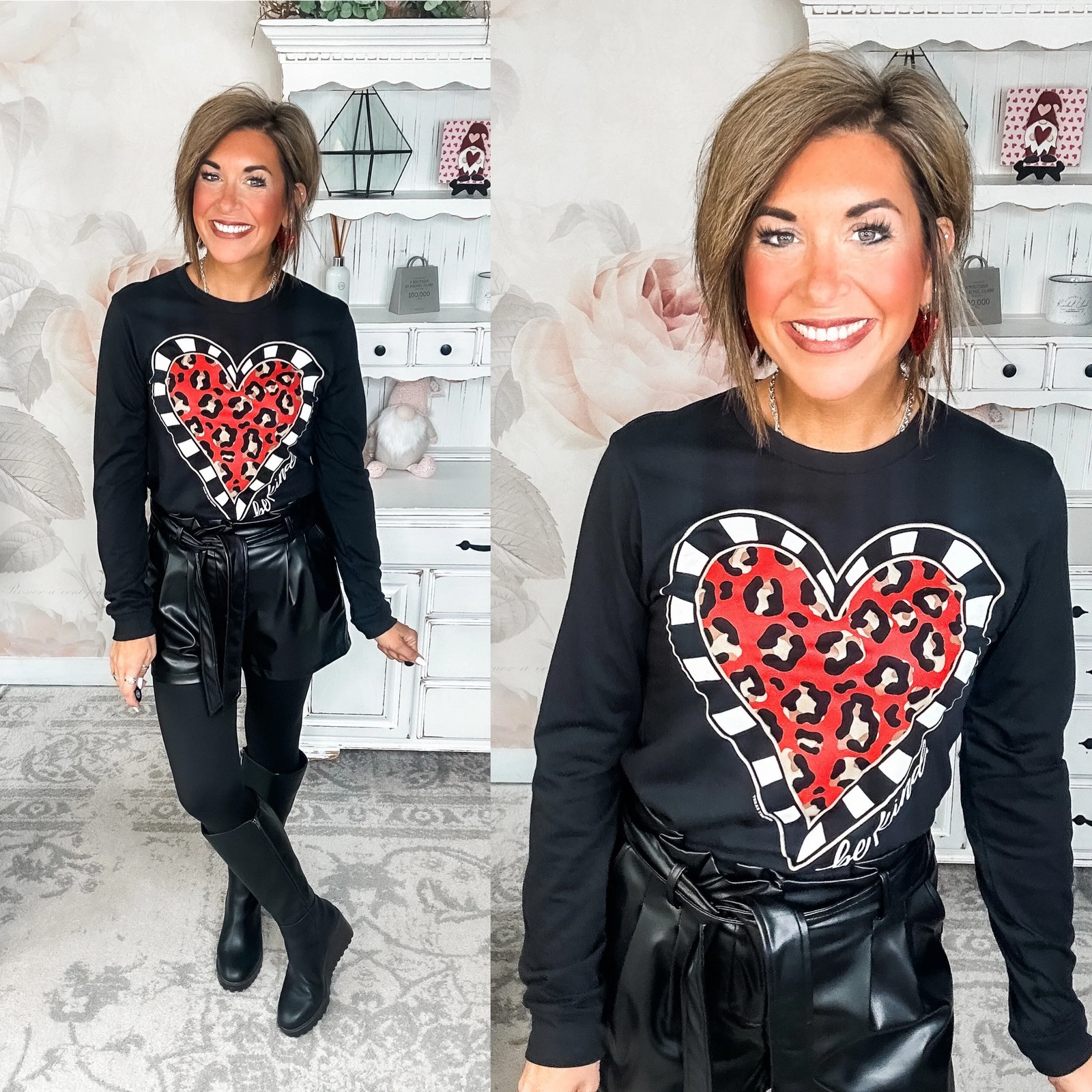 Be Kind, Valentine - Long Sleeve Graphic Tee Be Kind, Valentine - Long Sleeve Graphic Tee