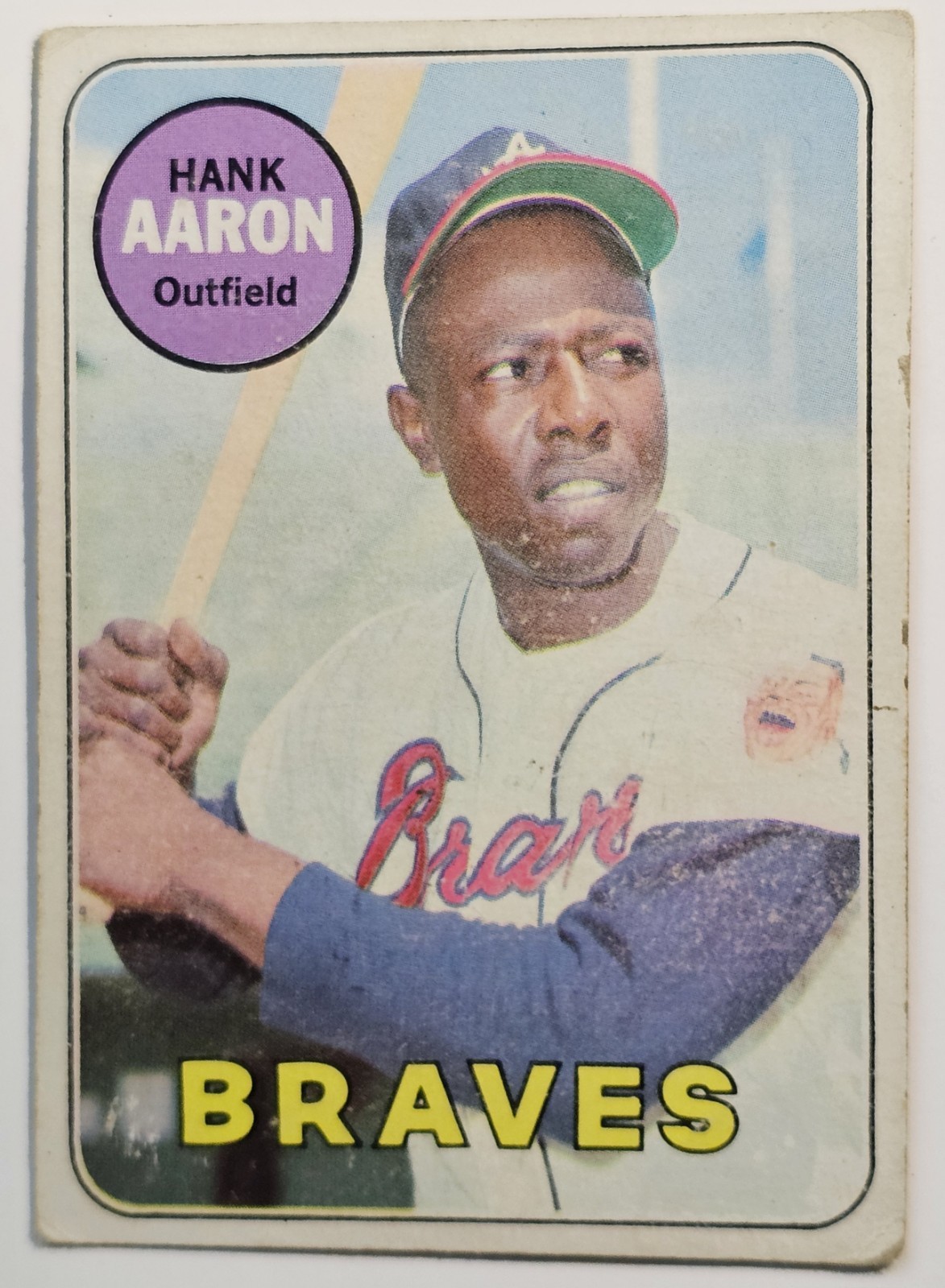 1969 Topps #100 Hank Aaron Free USA Shipping 1969 Topps #100 Hank Aaron Free USA Shipping