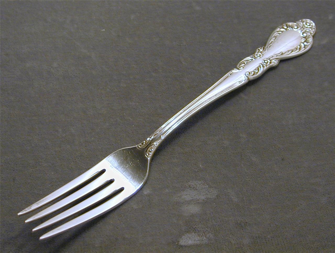 Vtg Rogers Old Charleston Sterling 7 ¼” Fork 1951 International Silver 925 Solid