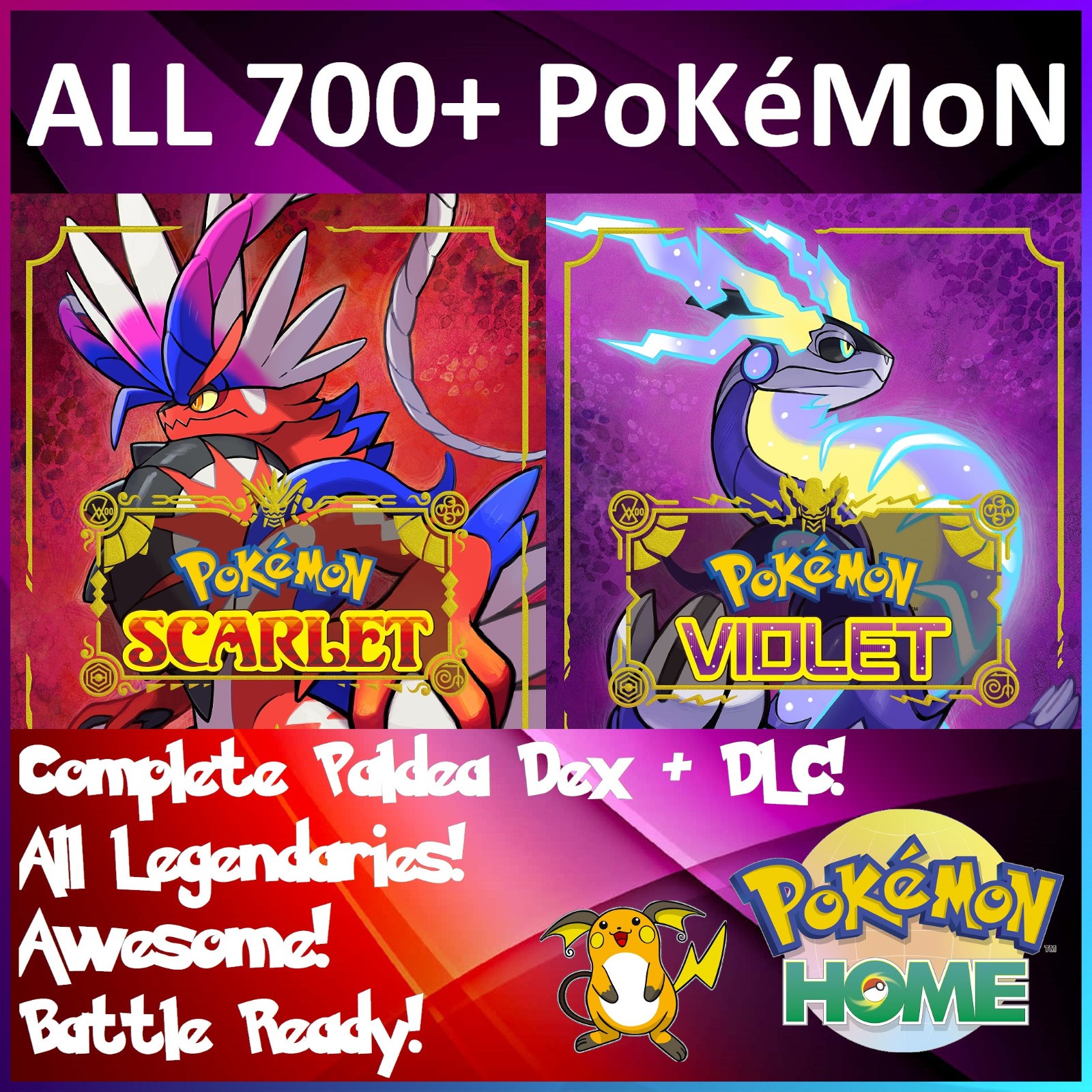 Pokemon Home All 1025 Living Dex Livedex National Shiny Ultimate