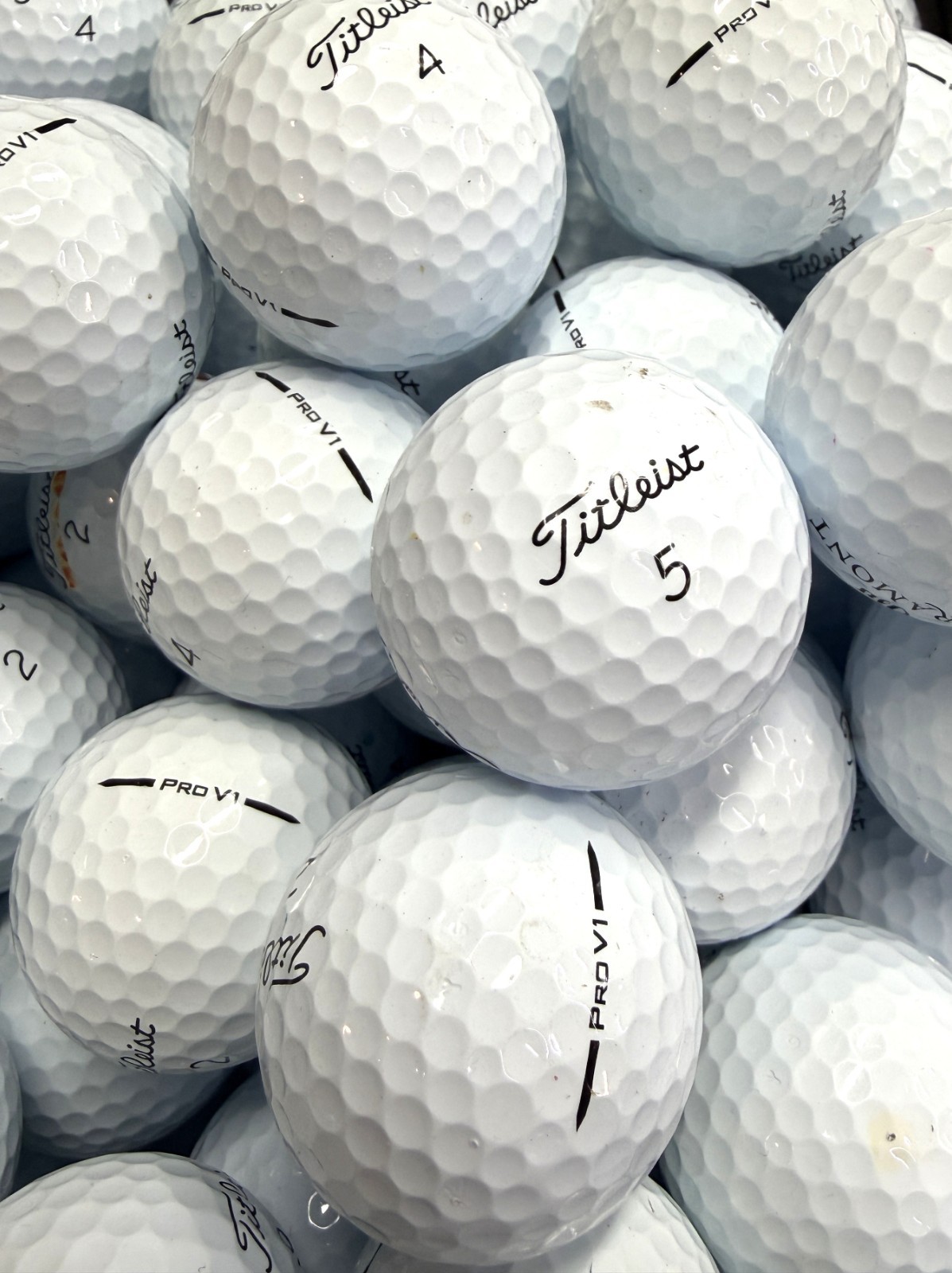 6 Dozen Near Mint AAAA Titleist Pro V1 2025 Used Golf Balls w/ Mesh Bag 6 Dozen Near Mint AAAA Titleist Pro V1 2025 Used Golf Balls w/ Mesh Bag