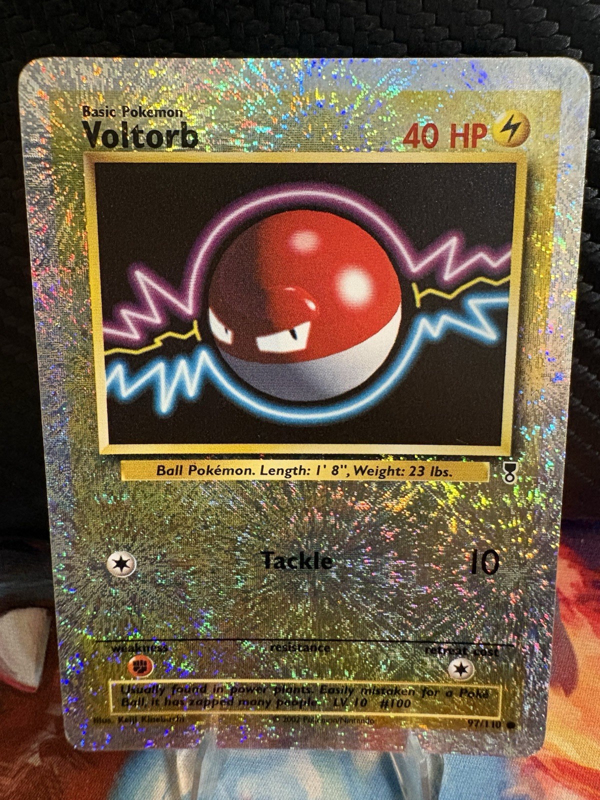 2002 Pokemon Legendary Collection Voltorb #97/110 Reverse Holo LP