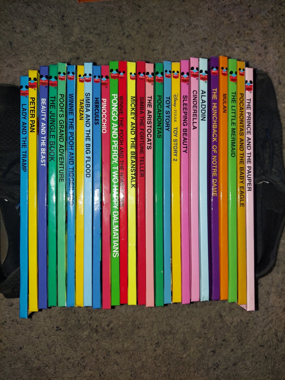 Lot Of 26 Walt Disney\'s Wonderful World Of Reading Hardcover Books Lot Of 26 Walt Disney\'s Wonderful World Of Reading Hardcover Books