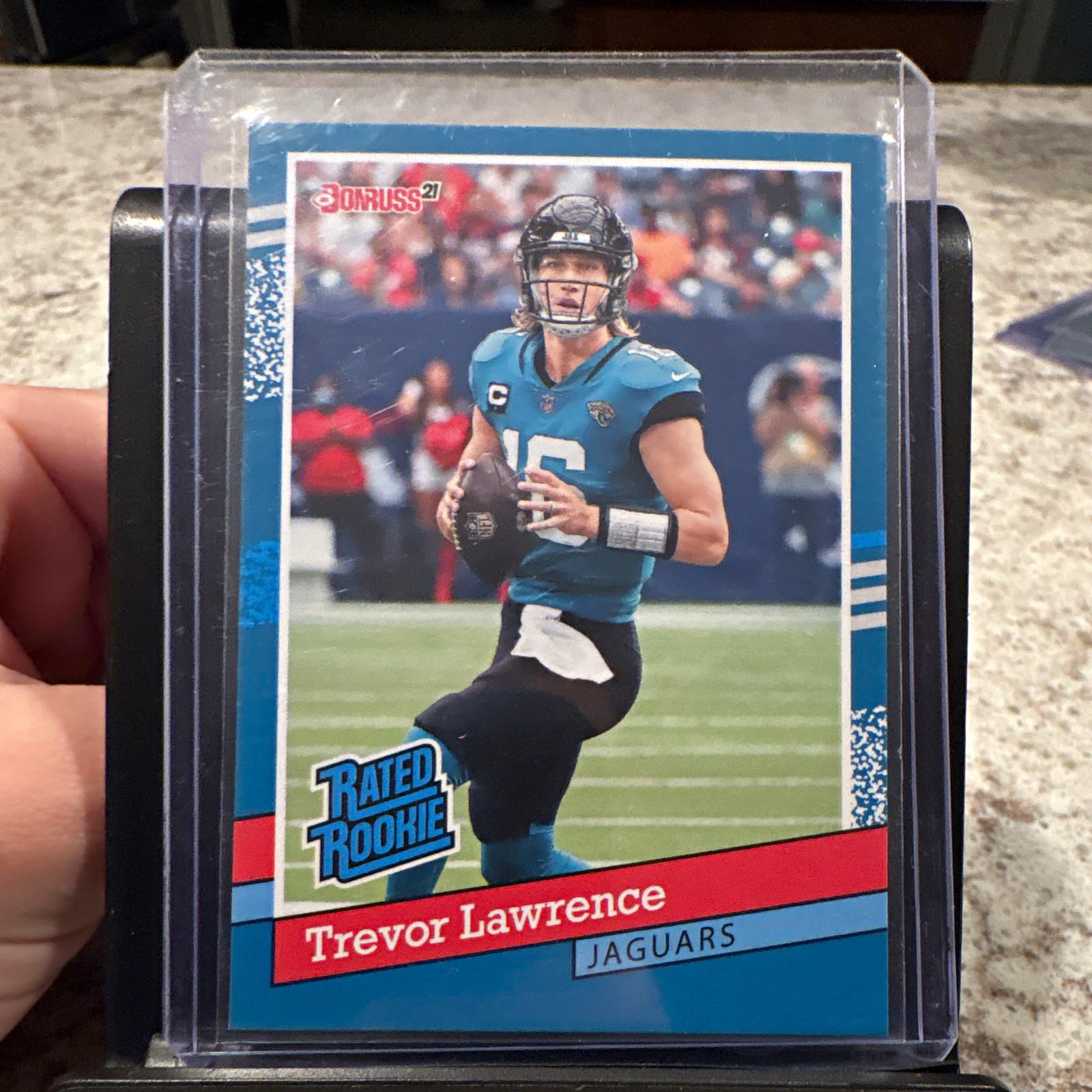 Panini 2021 Instant NFL Rated Rookie Retro Trevor Lawrence Jaguars /2231 #BW1 Panini 2021 Instant NFL Rated Rookie Retro Trevor Lawrence Jaguars /2231 #BW1