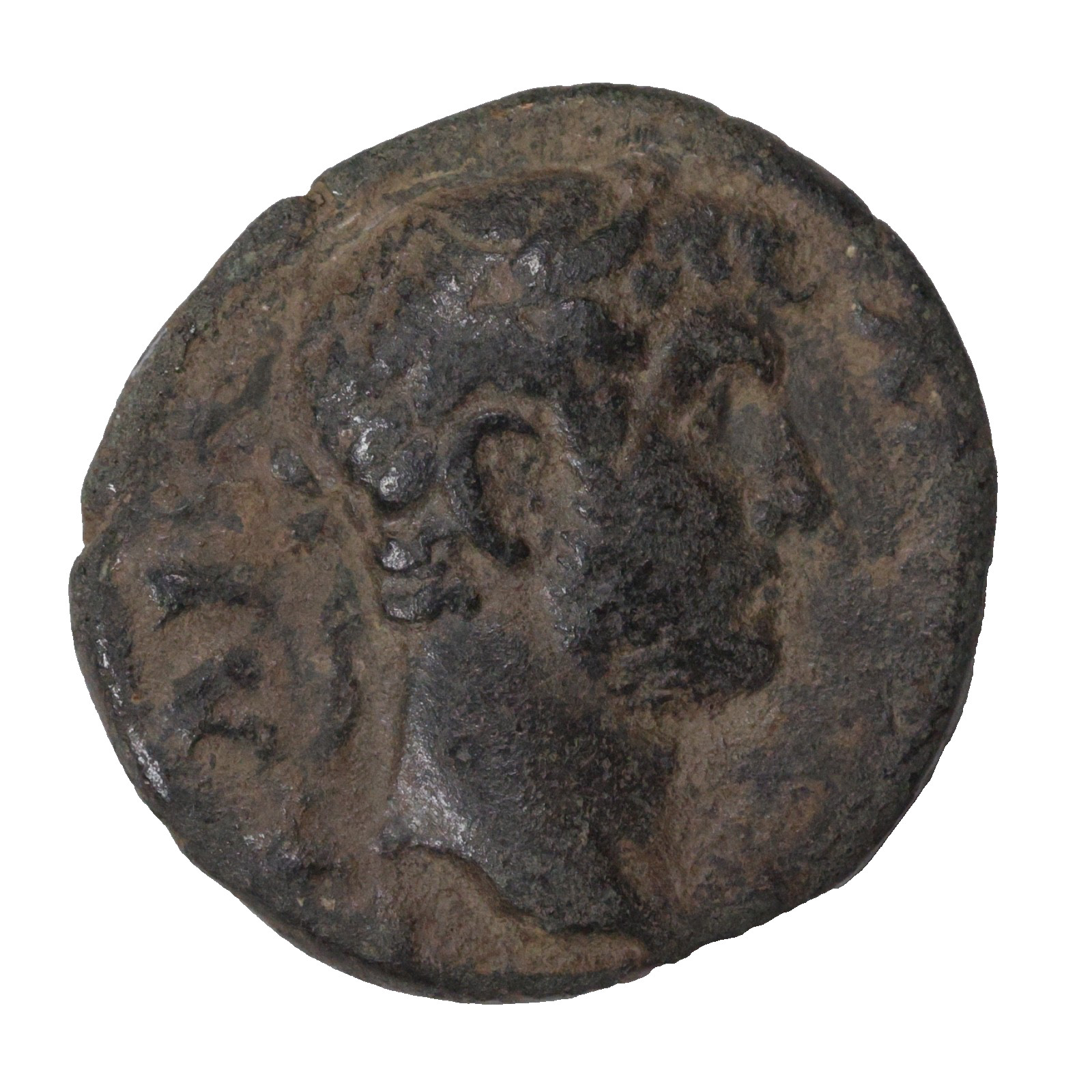Hadrian Bronze Ancient Coin AE19 Roman Provincial Pamphylia Side