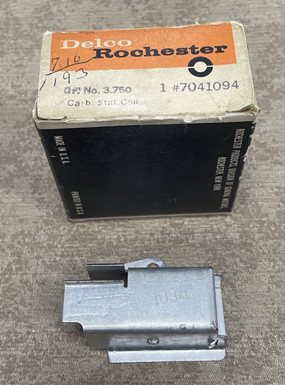 NOS 1968-71 Pontiac GTO & Trans Am Carburetor Thermostatic Choke Coil 455 H. O.